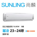 尚麟SUNLING 日立精品 單冷變頻1級 一對一冷氣 RAS-160YSP/RAC-160SP 24坪 6噸 另有RAC-160YP 最高補助$5000